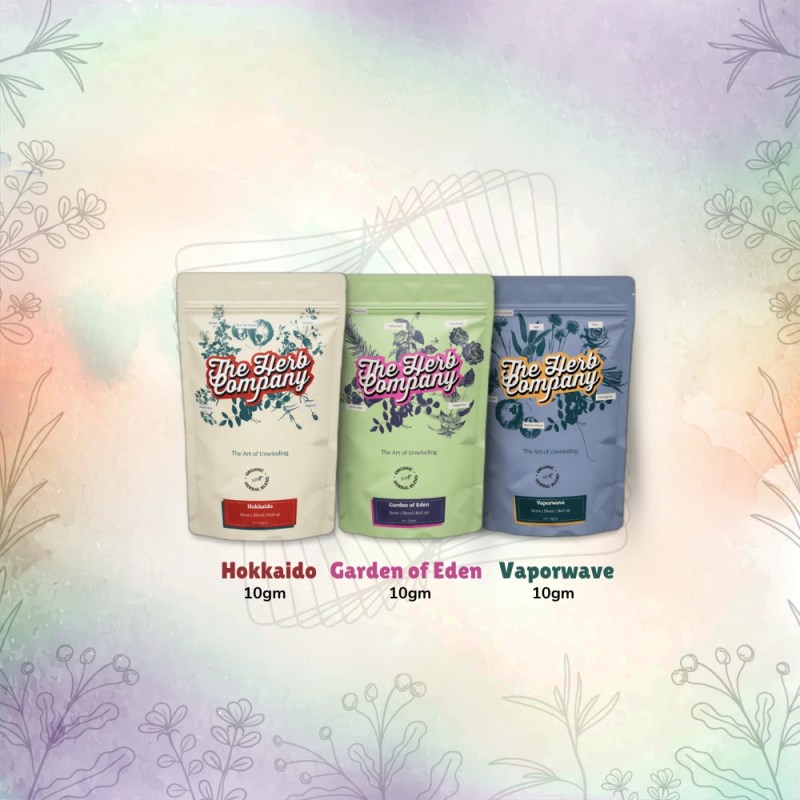 Hokkaido 10gm + Garden Of Eden 10gm + Vaporwave 10gm